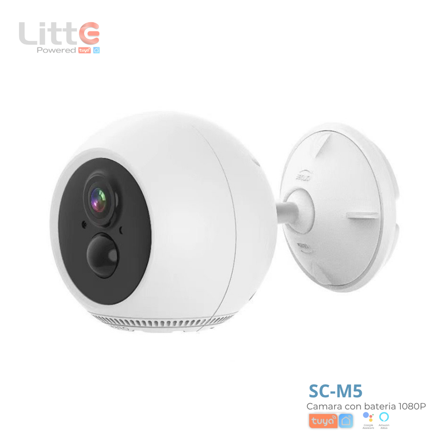 SC-M5 — Cámara Exterior Batería Solar 1080P IP66 Tuya