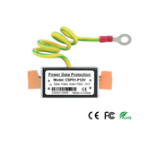 CSP01-P12V Protector de Sobretensión DC 12V - Vista frontal con certificaciones CE FCC RoHS