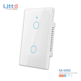 SA-SX02 Litte, Interruptor WiFi 2 Botones Tuya Smartlife