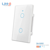 SA-SX02 Litte, Interruptor WiFi 2 Botones Tuya Smartlife
