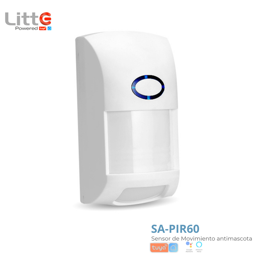 SA-Pir60 Litte, Sensor de Movimiento PIR WiFi Tuya Smartlife