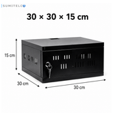 Gabinete Rack 30 x 30 x 15 cm