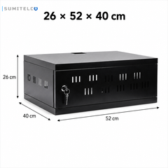Gabinete Rack 26 x 52 x 40 cm
