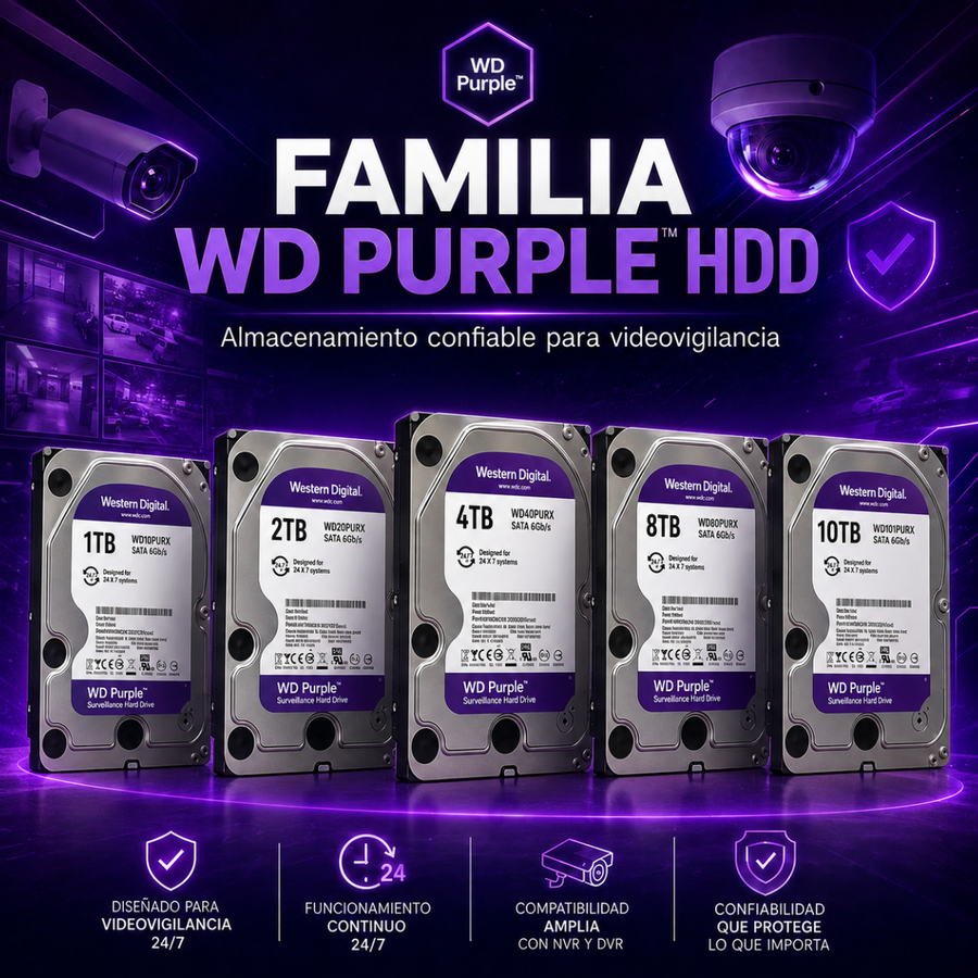 Disco Duro HDD WD Purple 6TB