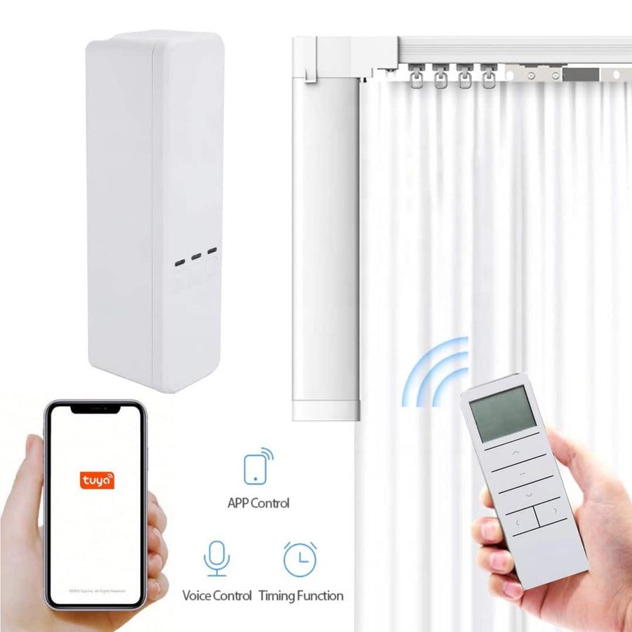 Motor de cortina WiFi Tuya Smart para automatización de persianas y cortinas inteligentes