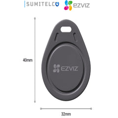 Set de 4 tags EZVIZ (CS-DL-IC-CPU-R200-GR TAG)