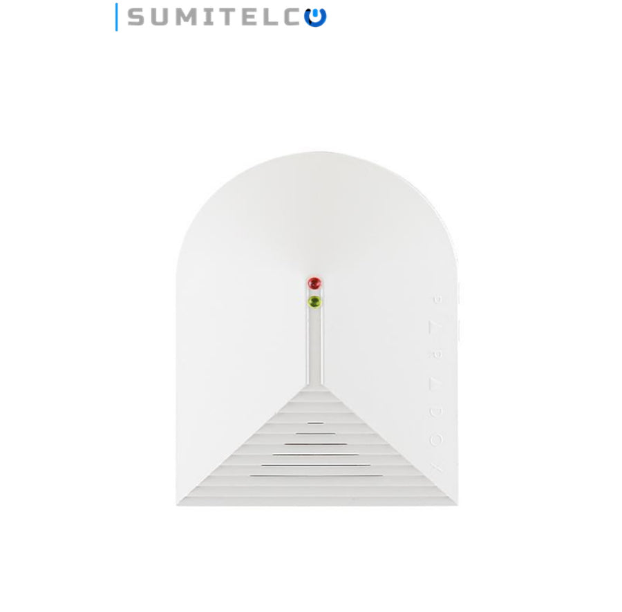 Sensor rotura de vidrio DTX inalámbrico 433MHz para alarma Colombia
