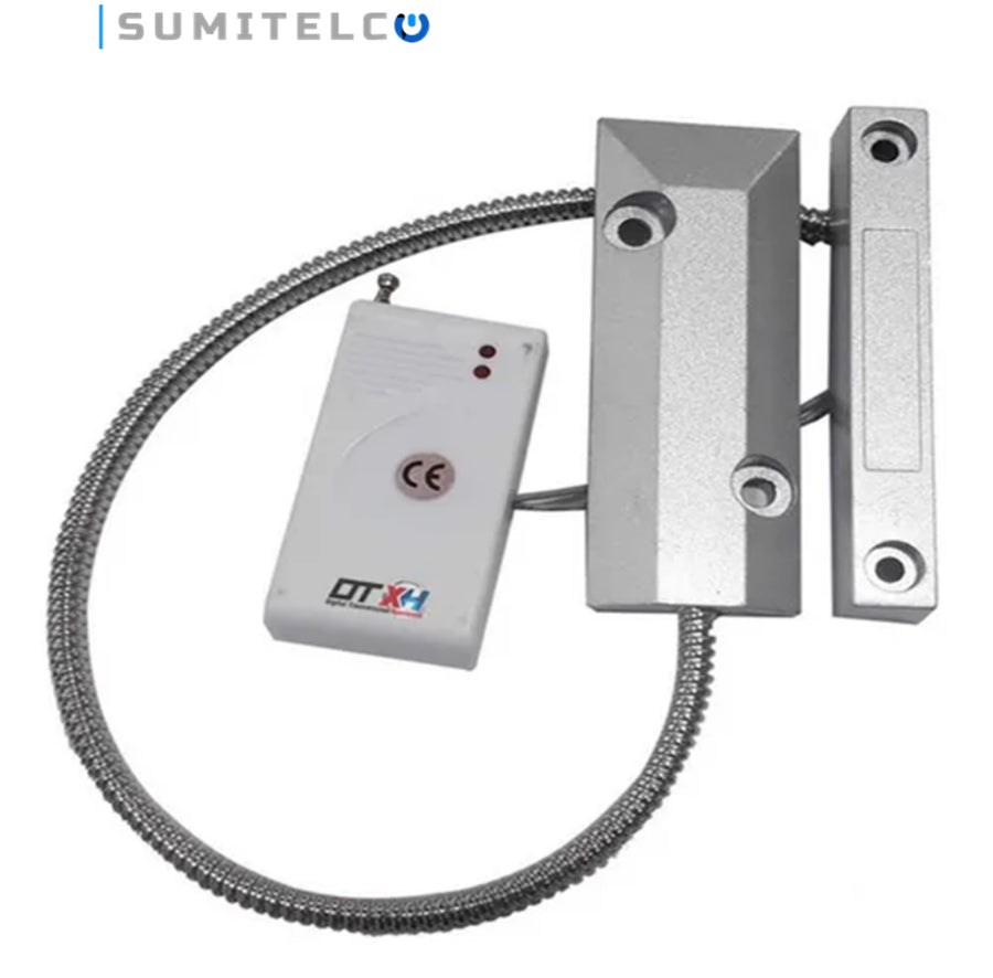 Sensor magnético DTX para cortina metálica 433MHz alarma Colombia