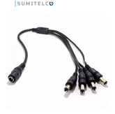 CABLE PULPO CORRIENTE CCTV 1X4