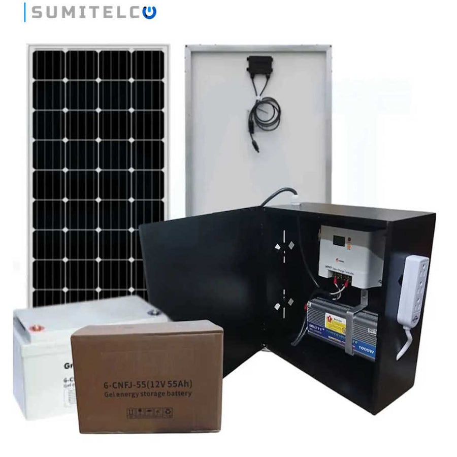 Kit solar 800W con inversor para hogar e industria energía renovable Colombia