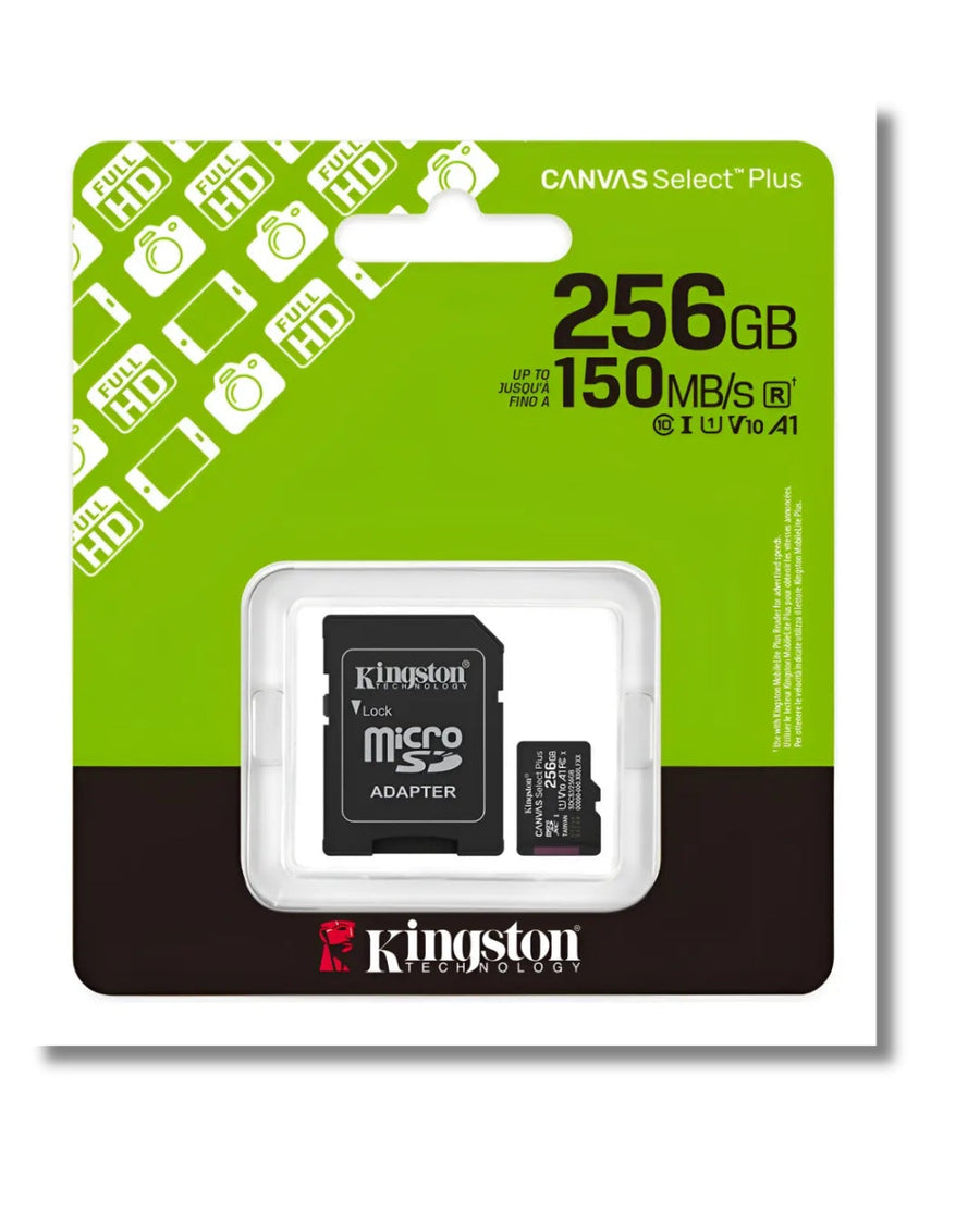 Micro SD Kingston, Tarjeta de Memoria 256GB