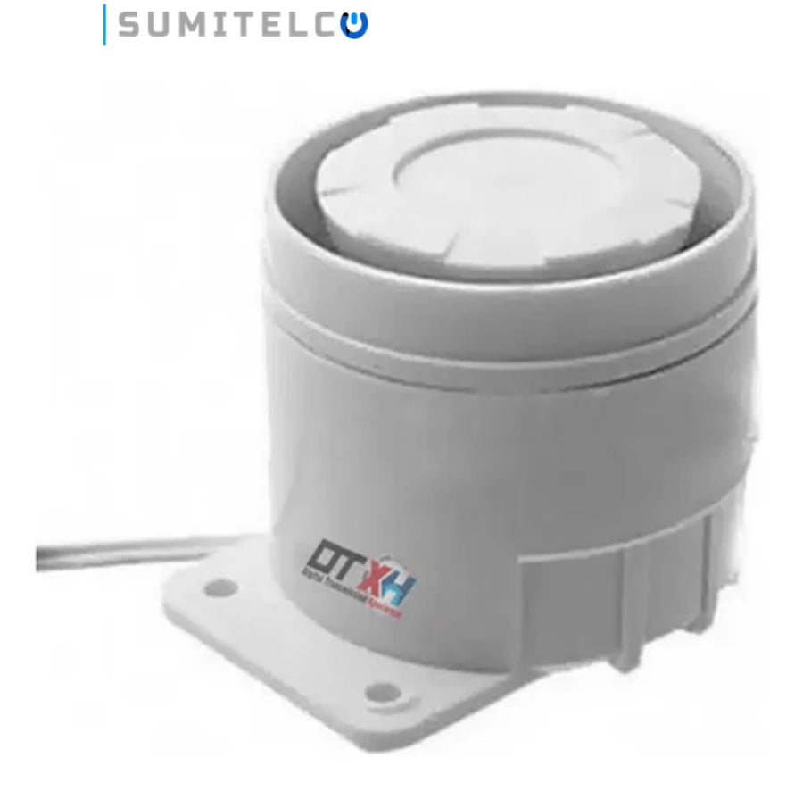 Mini sirena interior 110dB para sistemas de alarma seguridad Colombia
