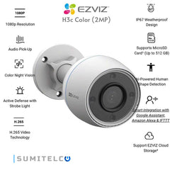 EZVIZ H3C – 2MP Exterior