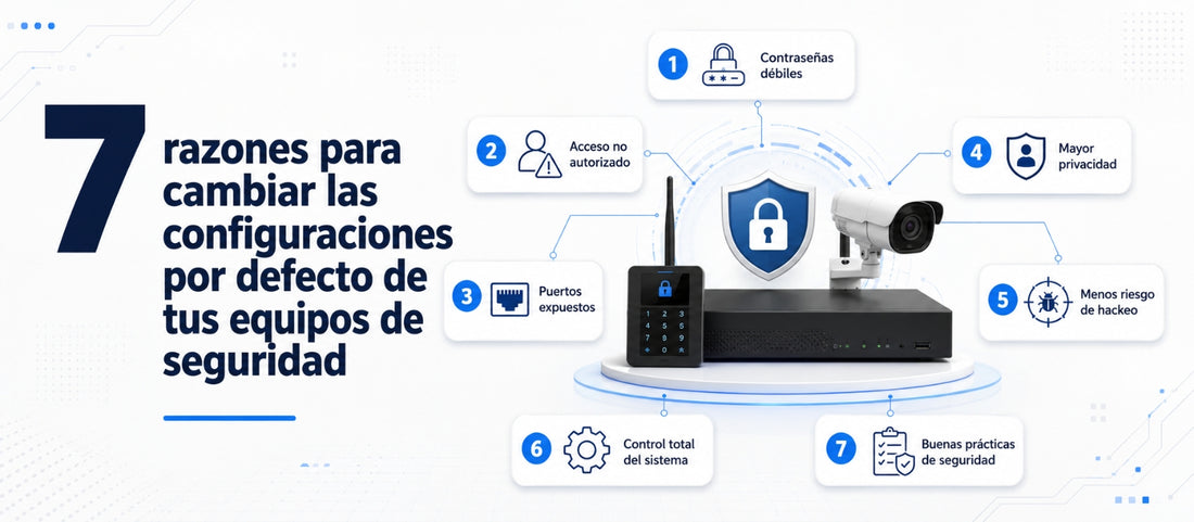 7 razones para cambiar las configuraciones por defecto de tus equipos de seguridad
