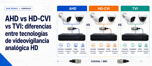 AHD vs HD-CVI: diferencias entre tecnologías de videovigilancia analógica HD