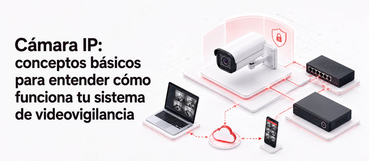 Cámara IP: conceptos básicos para entender cómo funciona tu sistema de videovigilancia