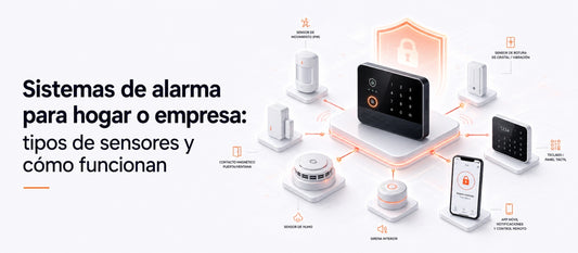 Sistemas de alarma para hogar o empresa: tipos de sensores y cómo funcionan