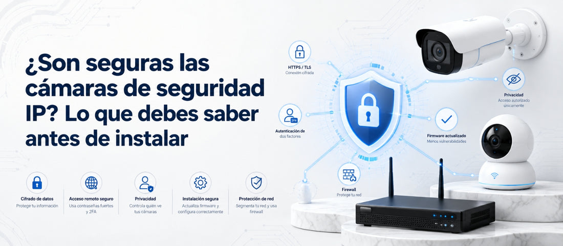 ¿Son seguras las cámaras de seguridad IP? Lo que debes saber antes de instalar