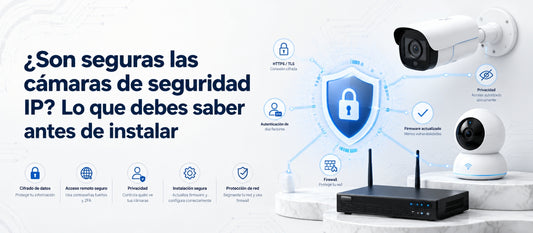 ¿Son seguras las cámaras de seguridad IP? Lo que debes saber antes de instalar