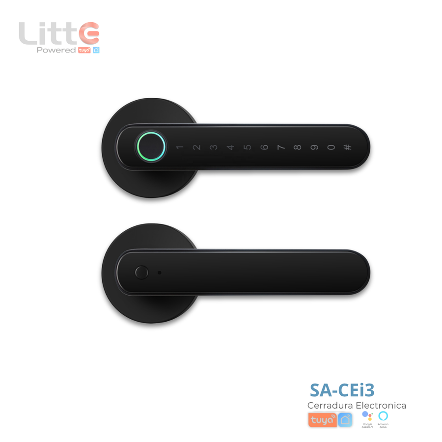 SA-SCi3 Litte, Cerradura Inteligente con Huella Dactilar Tuya Smartlife
