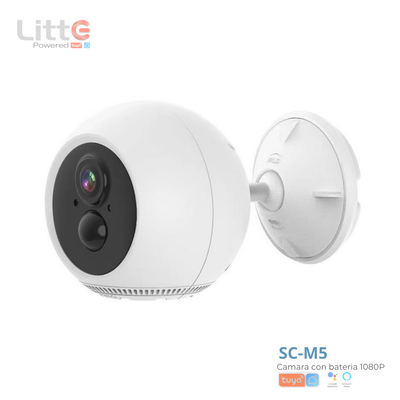SC-M5 — Cámara Exterior Batería Solar 1080P IP66 Tuya
