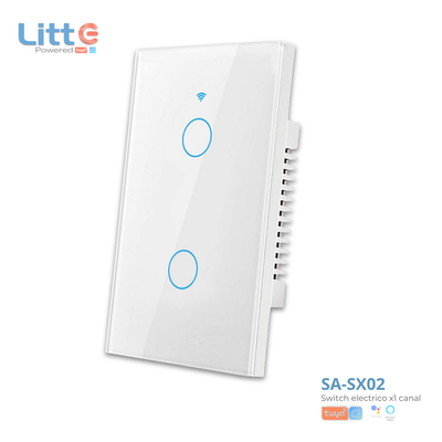 SA-SX02 Litte, Interruptor WiFi 2 Botones Tuya Smartlife