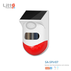 SA-PIR07 Litte, Sensor PIR Solar WiFi Exterior con Sirena 120dB Tuya Smartlife