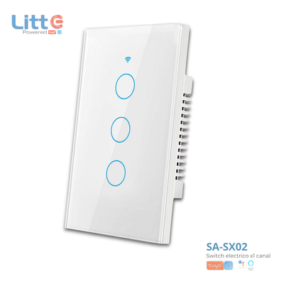 SA-SX03 Litte, Interruptor WiFi 3 Botones Tuya Smartlife