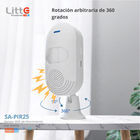 SA-PIR55 Litte, Sensor de Movimiento PIR WiFi con Alarma Sonora Tuya Smartlife