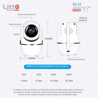 SC-i2 Litte, Cámara WiFi PTZ 1080P Tuya Smartlife