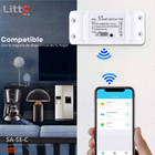 SA-SE Litte, Interruptor WiFi Inteligente 1 Canal 10A Tuya Smartlife