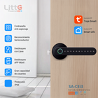 SA-SCi3 Litte, Cerradura Inteligente con Huella Dactilar Tuya Smartlife