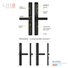 SA-CEi55 Litte, Cerradura Inteligente WiFi Huella y Tarjeta Tuya Smartlife