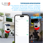 SA-PIR07 Litte, Sensor PIR Solar WiFi Exterior con Sirena 120dB Tuya Smartlife