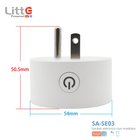 SA-SE03 Litte, Enchufe Inteligente WiFi 16A con medidorTuya Smartlife