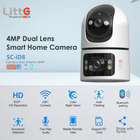 SC-PID8 Litte, Cámara PTZ Interior 8MP Doble Lente Tuya Smartlife