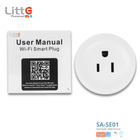 SA-SE01 Litte, Enchufe Inteligente WiFi 10A Tuya Smartlife
