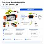 CSP01-P12V/P24V/P220V SPD - Diagrama de instalación, especificaciones y aplicaciones CCTV