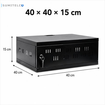Gabinete Rack 40 x 40 x 15 cm