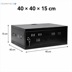 Gabinete Rack 40 x 40 x 15 cm