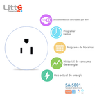 SA-SE01 Litte, Enchufe Inteligente WiFi 10A Tuya Smartlife