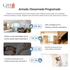 SA-PIR55 Litte, Sensor de Movimiento PIR WiFi con Alarma Sonora Tuya Smartlife
