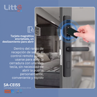SA-CEi55 Litte, Cerradura Inteligente WiFi Huella y Tarjeta Tuya Smartlife