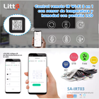 SA-irt03 Litte, Control IR WiFi con Sensor de Temperatura y Humedad Tuya Smartlife - imagen 5
