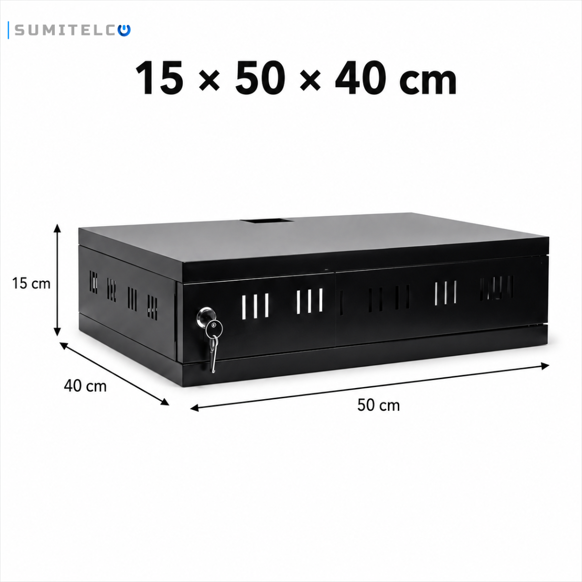 Gabinete Rack 15 x 50 x 40 cm
