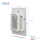 SA-SX03 Litte, Interruptor WiFi 3 Botones Tuya Smartlife