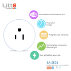 SA-SE03 Litte, Enchufe Inteligente WiFi 16A con medidorTuya Smartlife