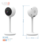 SC-iH2 — Cámara WiFi Interior 1080P IP65 Tuya Smart