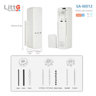 Tuya Smart Motor de Cortina WiFi para Automatización Litte SA-MC012