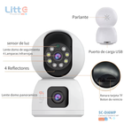 SC-Di6Mp — Cámara Interior WiFi 2K PTZ 360° Tuya Smart